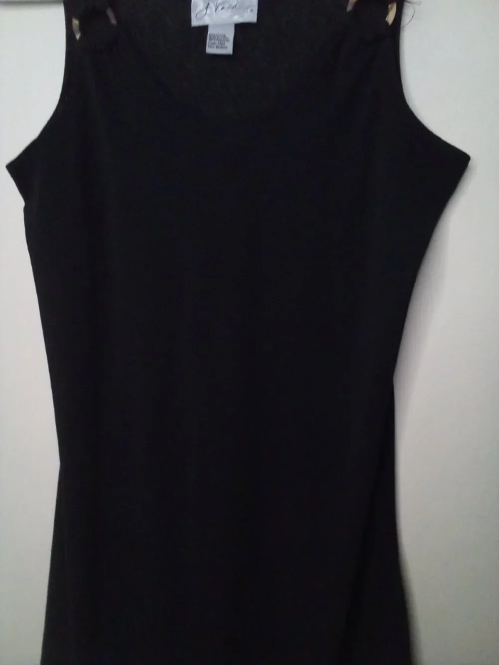 J Valdi Swim Cover Women M Sleeveless Soft Stretch Black - Picture 4 of 14